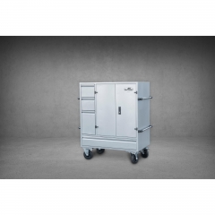 SADDLE BOX MIDI STEEL 260mm PNEUMATIC WHEELS 