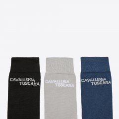  CT JACQUARD LOGO 3-PACK SOCKS