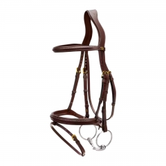 PLAINTED FLASH NOSEBAND BRIDLE