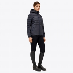 REVO LASER CUT LOGO NYLON PUFFER W/DETACHABLE HOOD 