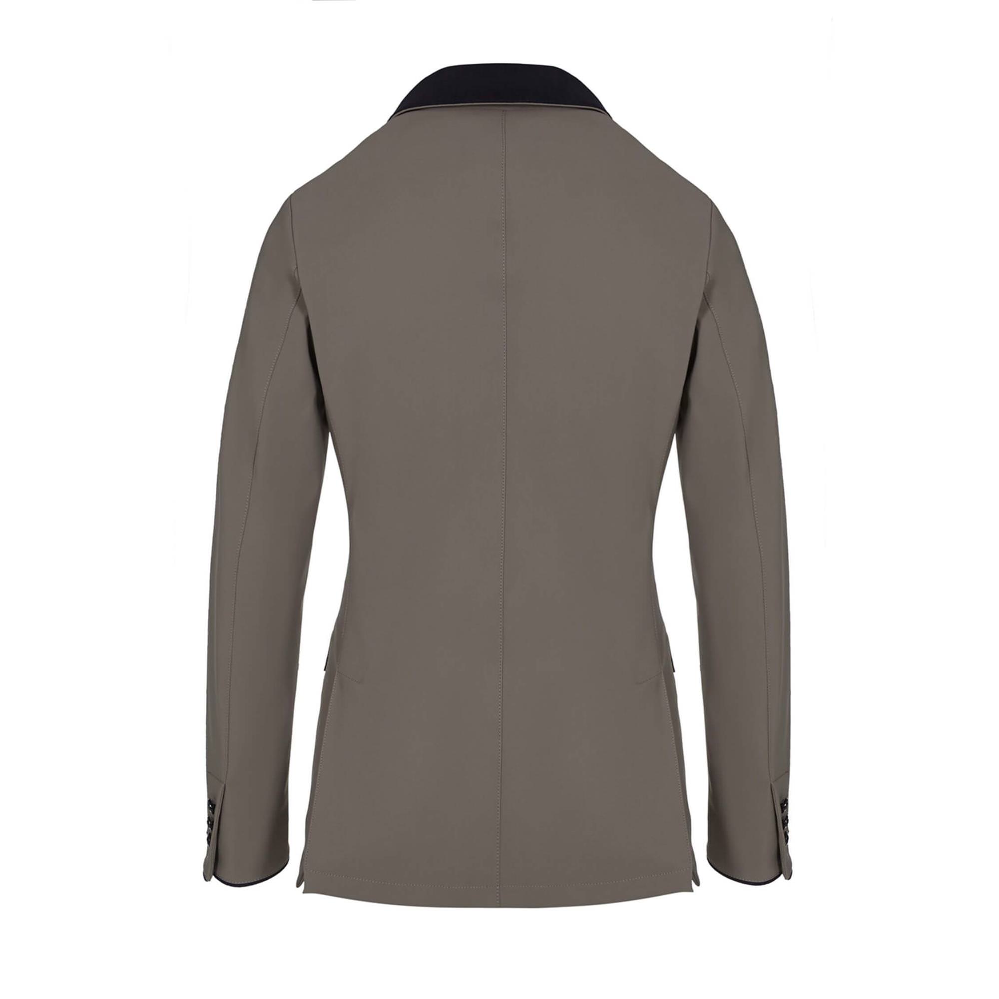 grey riding jacket