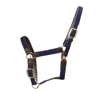 PLAITED NYLON HALTER