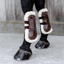  VEGAN SHEEPSKIN TENDON BOOTS VELCRO 