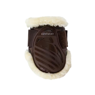 VEGAN SHEEPSKIN TENDON BOOTS VELCRO