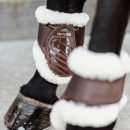  VEGAN SHEEPSKIN TENDON BOOTS VELCRO 