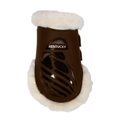 VEGAN SHEEPSKIN FETLOCK BOOTS ELASTIC