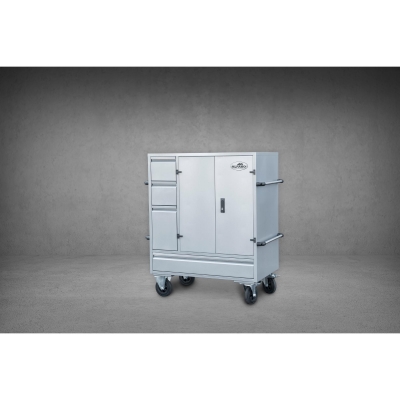 SADDLE BOX MIDI STEEL 260mm PNEUMATIC WHEELS 