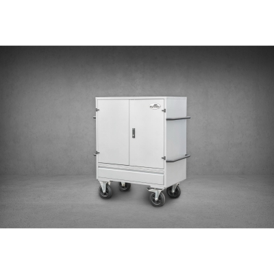 SADDLE BOX MIDI COMFORT STEEL 260mm PNEUMATIC WHEELS 