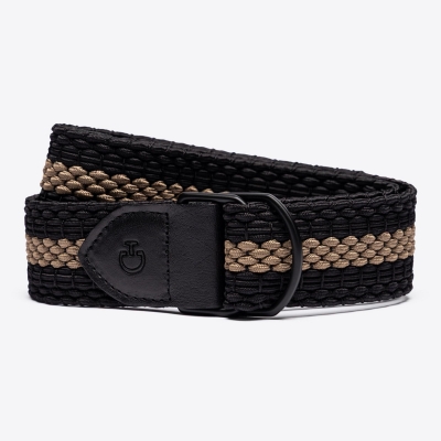 WOMEN'S ELASTIC BELT W/DOUBLE D BUCKLE BELT