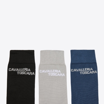  CT JACQUARD LOGO 3-PACK SOCKS