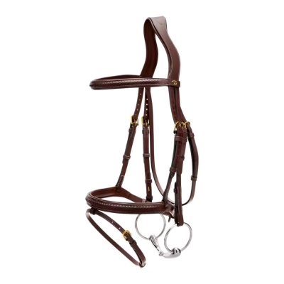 PLAINTED FLASH NOSEBAND BRIDLE