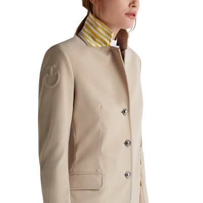 KNIT COLLAR RIDING JACKET