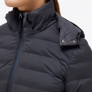  REVO LASER CUT LOGO NYLON PUFFER W/DETACHABLE HOOD 