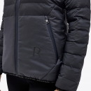  REVO LASER CUT LOGO NYLON PUFFER W/DETACHABLE HOOD 