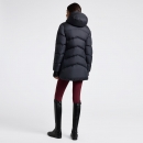  CT HOODED DOWN PADDED LONG NYLON PARKA 