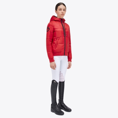 UNISEX ZIP PUFFER W/ TUFTED CT LOGO 