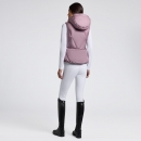  CT HOODED DOWN PADDED NYLON VEST 
