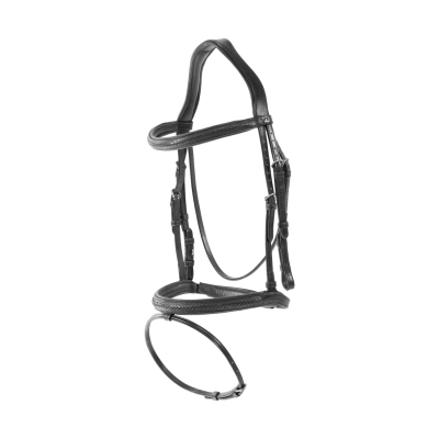 PLAINTED FLASH NOSEBAND BRIDLE