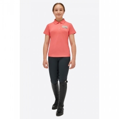 RG GIRL JERSEY S/S TRAINING BUTTON POLO