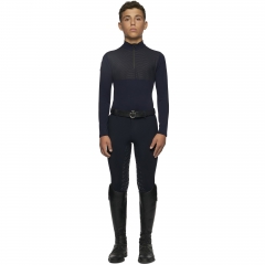BOY'S 3 HALF ZIP TURTLENECK 