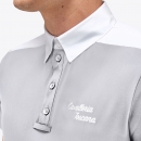  JERSEY S/S COMPETITION POLO W/ EMBROIDERED SCRIPT LOGO 