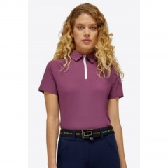 RG JERSEY S/S TRAINING ZIP POLO