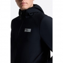  RG BONDED JACQUARD JERSEY HOODED SOFTSHELL JACKET 