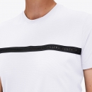  JERSEY MESH T-SHIRT W/ LOGO TAPE 